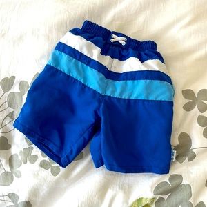 I play toddler boy swim trunks with built in swim diaper. Like new